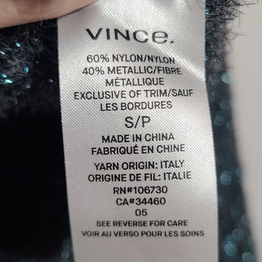 Vince metallic boxy knit sweater - Picture 11 of 12